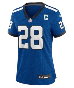 Jonathan Taylor 28 Indianapolis Colts Indiana Nights Alternate Game Women Jersey - Royal