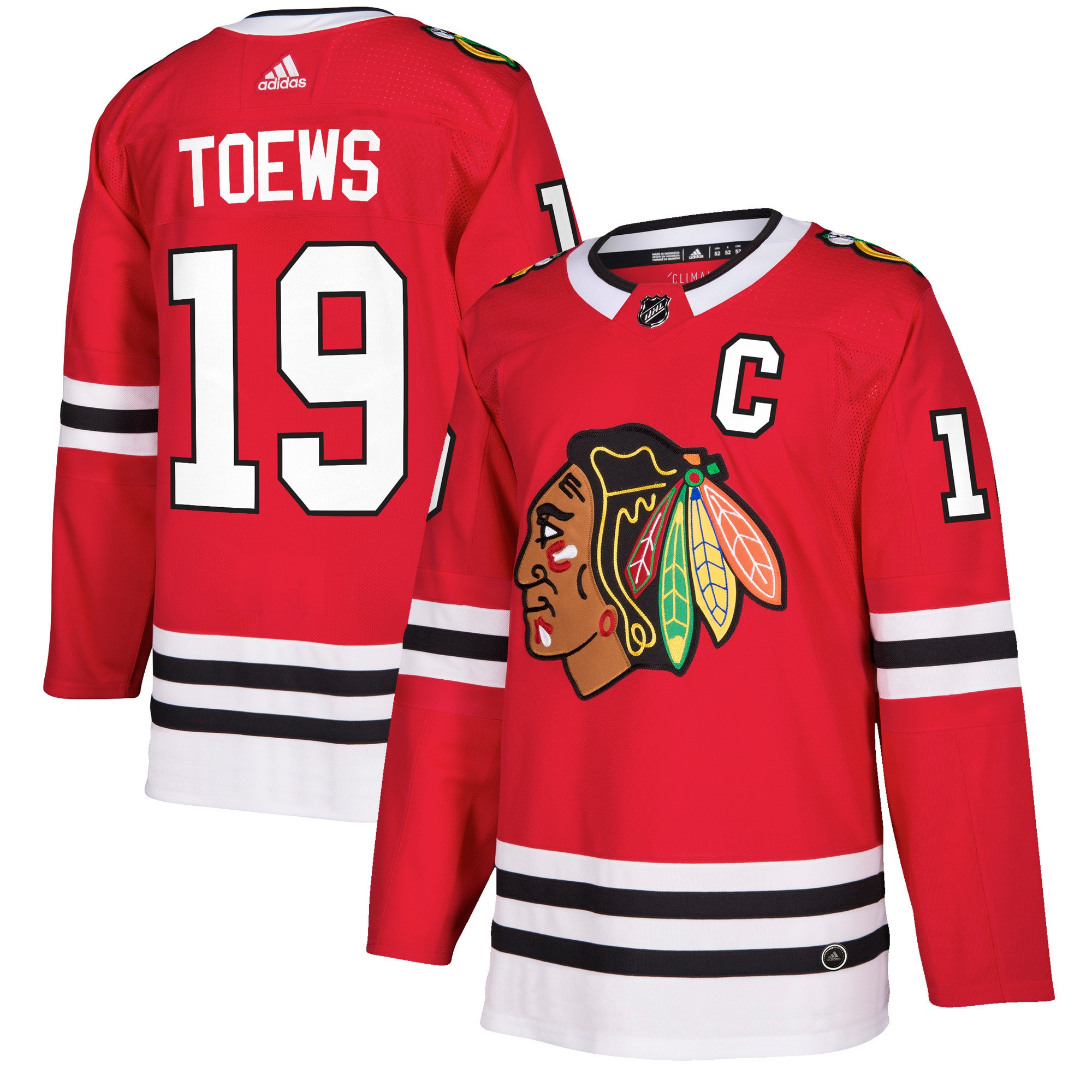 Jonathan Toews Chicago Blackhawks Adidas Authentic Player Jersey - Red Nhl