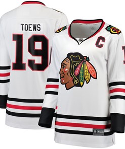 Jonathan Toews Chicago Blackhawks Fanatics Branded Womens Breakaway Player Jersey White Nhl