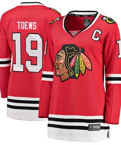 Jonathan Toews Chicago Blackhawks Fanatics Branded Womens Home Breakaway Player Jersey Red Nhl