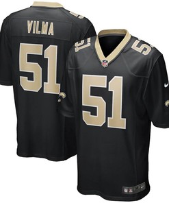 Jonathan Vilma New Orleans Saints Nike Game Retired Player Jersey - Black