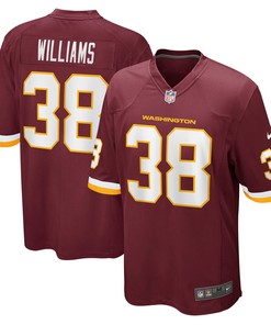 Jonathan Williams Washington Football Team Game Jersey - Burgundy Nfl