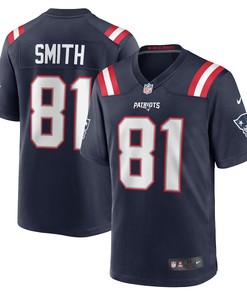 Jonnu Smith New England Patriots Game Jersey - Navy