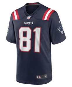 Jonnu Smith New England Patriots Game Jersey - Navy