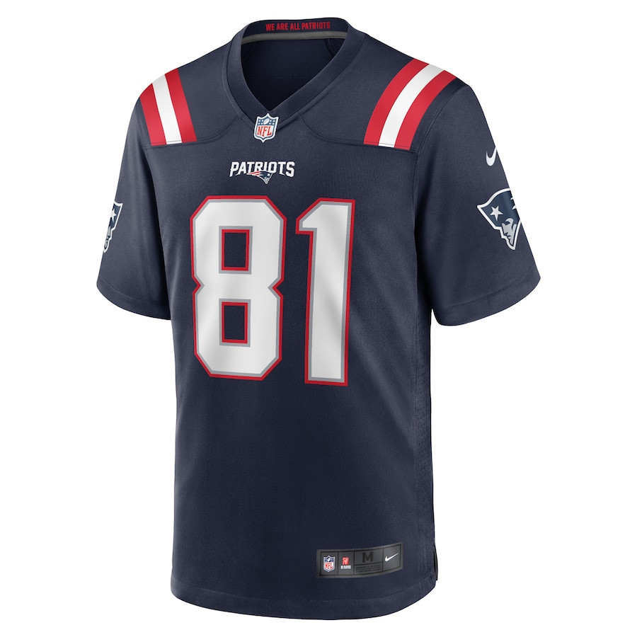 Jonnu Smith New England Patriots Game Jersey - Navy