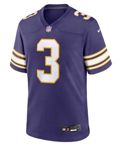 Jordan Addison 3 Minnesota Vikings Classic Game Men Jersey - Purple
