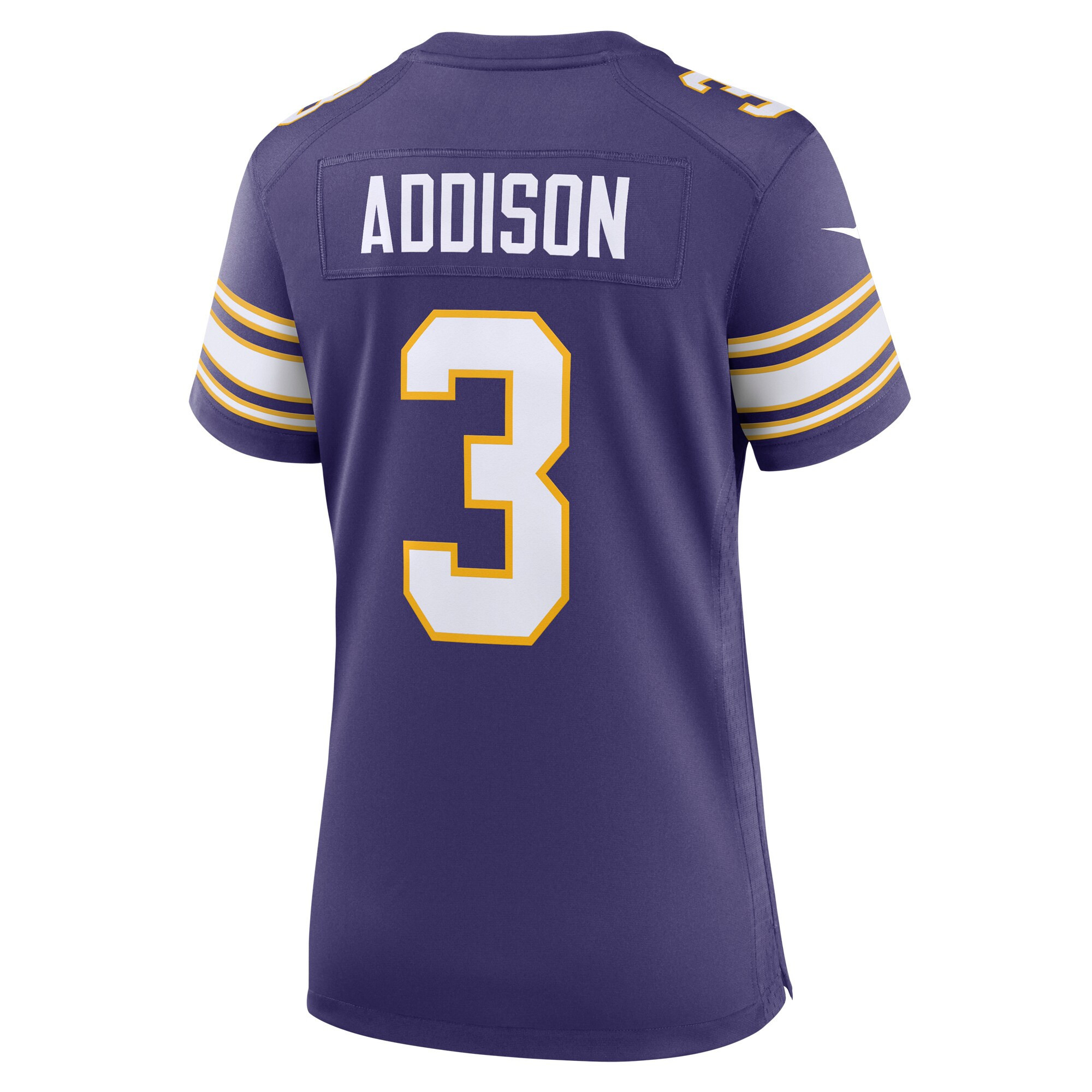 Jordan Addison 3 Minnesota Vikings Women's Classic Game Jersey - Purple