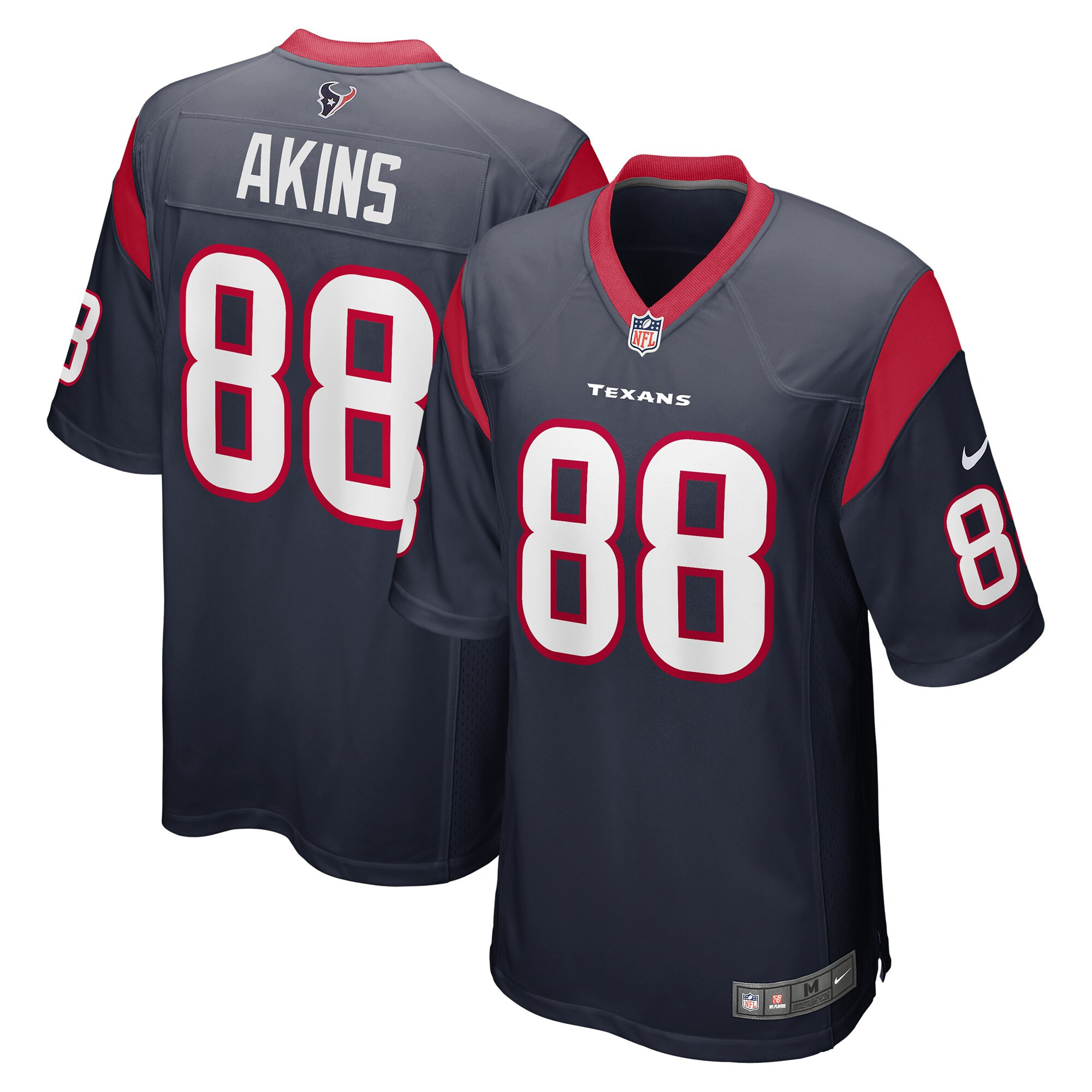 Jordan Akins Houston Texans Game Jersey - Navy Nfl