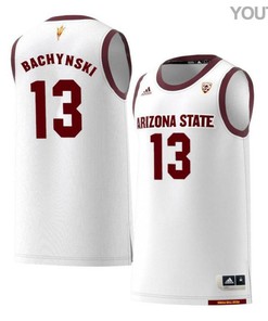 Jordan Bachynski 13 Arizona State Sun Devils Retro Basketball Youth Jersey - White