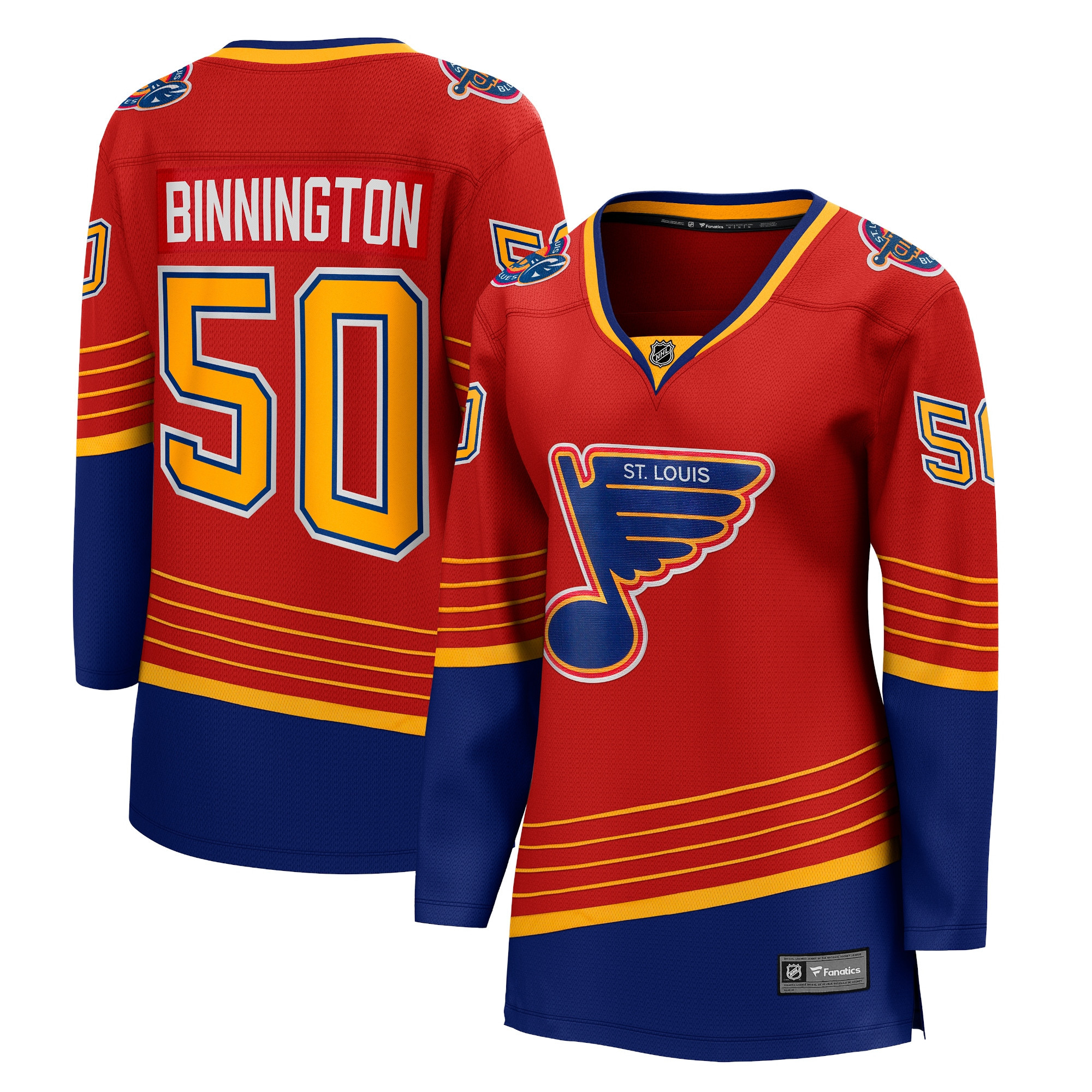 Jordan Binnington St. Louis Blues Fanatics Branded Womens 2020/21 Special Edition Breakaway Player Jersey - Red Nhl