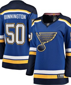 Jordan Binnington St. Louis Blues Fanatics Branded Womens Home Premier Breakaway Player Jersey - Royal Nhl