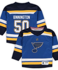 Jordan Binnington St. Louis Blues Toddler Home Replica Player Jersey - Blue Nhl