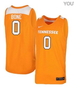 Jordan Bone 0 Tennessee Volunteers Elite Basketball Youth Jersey - Orange White