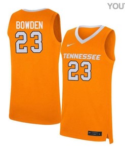 Jordan Bowden 23 Tennessee Volunteers Elite Basketball Youth Jersey - Orange