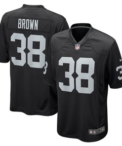 Jordan Brown Las Vegas Raiders Game Jersey - Black Nfl