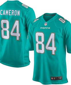 Jordan Cameron Miami Dolphins Nike Game Jersey - Aqua