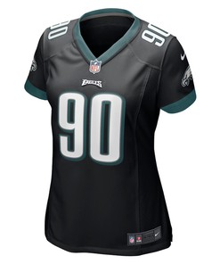Jordan Davis Philadelphia Eagles Women's Player Game Jersey - Black