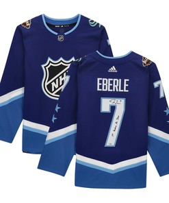 Jordan Eberle Seattle Kraken Autographed 2022 Nhl All-star Game Jersey With 1st Kraken All-star Inscription - Blue