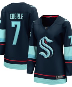 Jordan Eberle Seattle Kraken Fanatics Branded Womens Home Breakaway Player Jersey - Navy Nhl