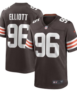 Jordan Elliott Cleveland Browns Game Jersey - Brown Nfl
