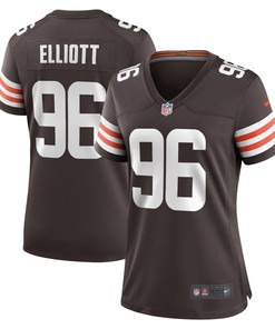 Jordan Elliott Cleveland Browns Womens Game Jersey - Brown Nfl