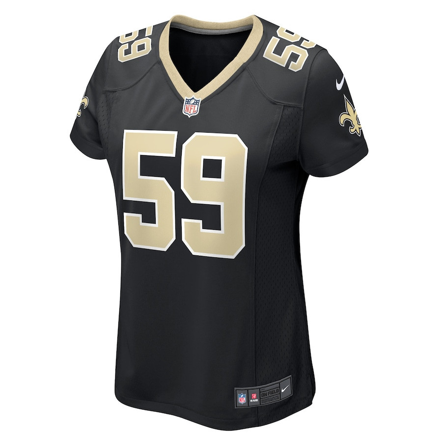 Jordan Jackson New Orleans Saints Women's Game Player Jersey - Black