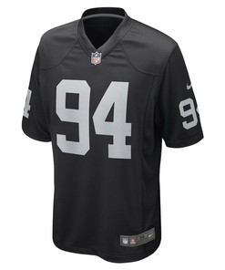 Jordan Jenkins Las Vegas Raiders Game Player Jersey - Black