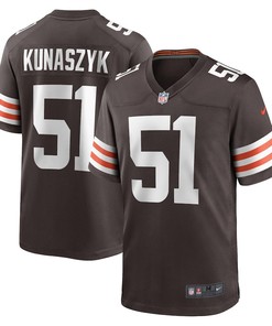 Jordan Kunaszyk Cleveland Browns Game Player Jersey - Brown