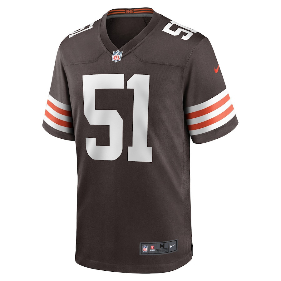 Jordan Kunaszyk Cleveland Browns Game Player Jersey - Brown