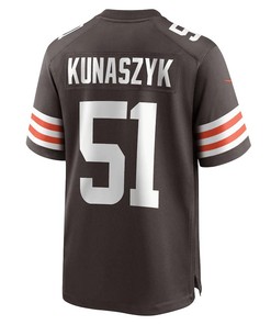 Jordan Kunaszyk Cleveland Browns Game Player Jersey - Brown