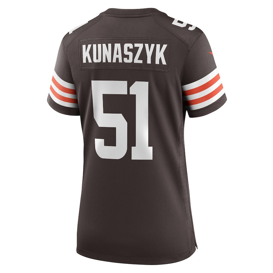 Jordan Kunaszyk Cleveland Browns Women's Game Player Jersey - Brown