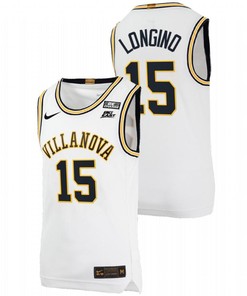 Jordan Longino 15 White Villanova Wildcats College Basketball Throwback Jersey