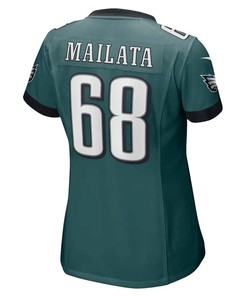 Jordan Mailata 68 Philadelphia Eagles Women's Game Jersey - Midnight Green