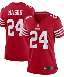 Jordan Mason San Francisco 49ers Women's Game Player Jersey - Scarlet