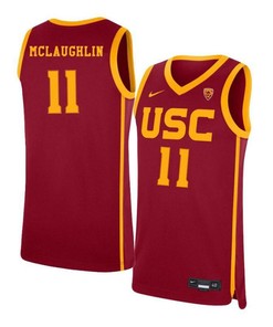 Jordan McLaughlin 11 USC Trojans Elite Basketball Men Jersey - Red