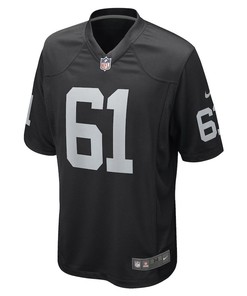 Jordan Meredith Las Vegas Raiders Game Player Jersey - Black