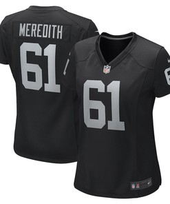 Jordan Meredith Las Vegas Raiders Women's Game Player Jersey - Black