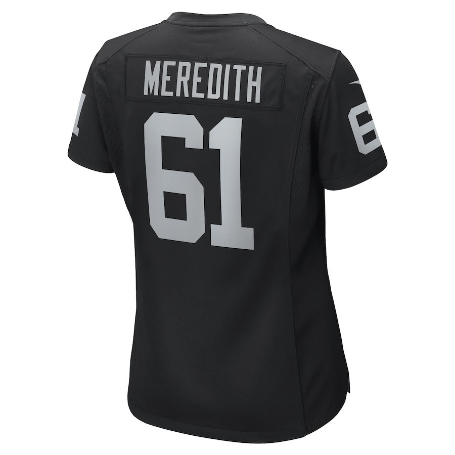Jordan Meredith Las Vegas Raiders Women's Game Player Jersey - Black