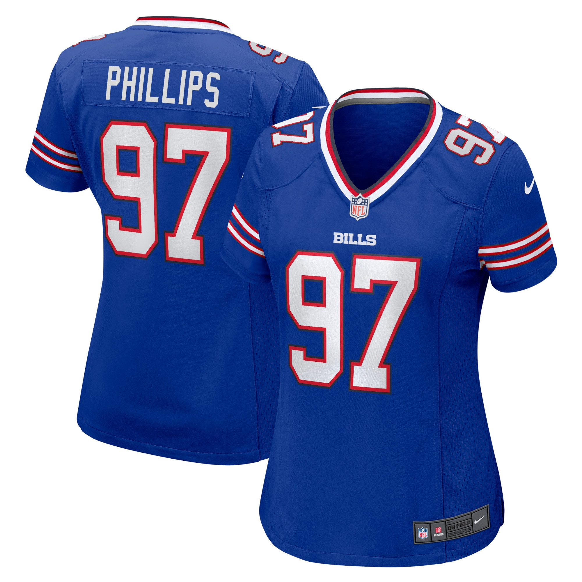 Jordan Phillips Buffalo Bills Womens Game Jersey - Royal Nfl