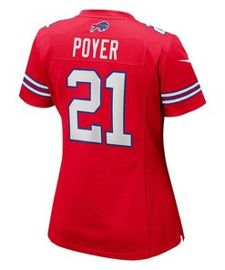Jordan Poyer 21 Buffalo Bills Women's Alternate Game Jersey - Red