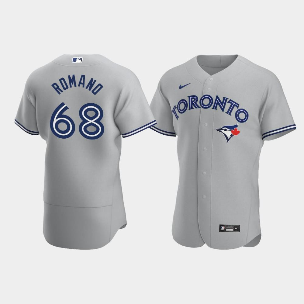 Jordan Romano 68 Toronto Blue Jays Gray Road Jersey