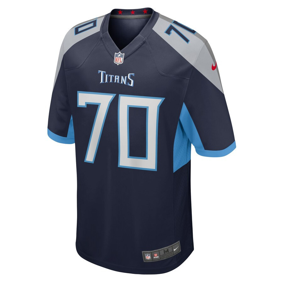 Jordan Roos Tennessee Titans Game Player Jersey - Navy
