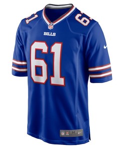 Jordan Simmons 61 Buffalo Bills Game Player Jersey - Royal