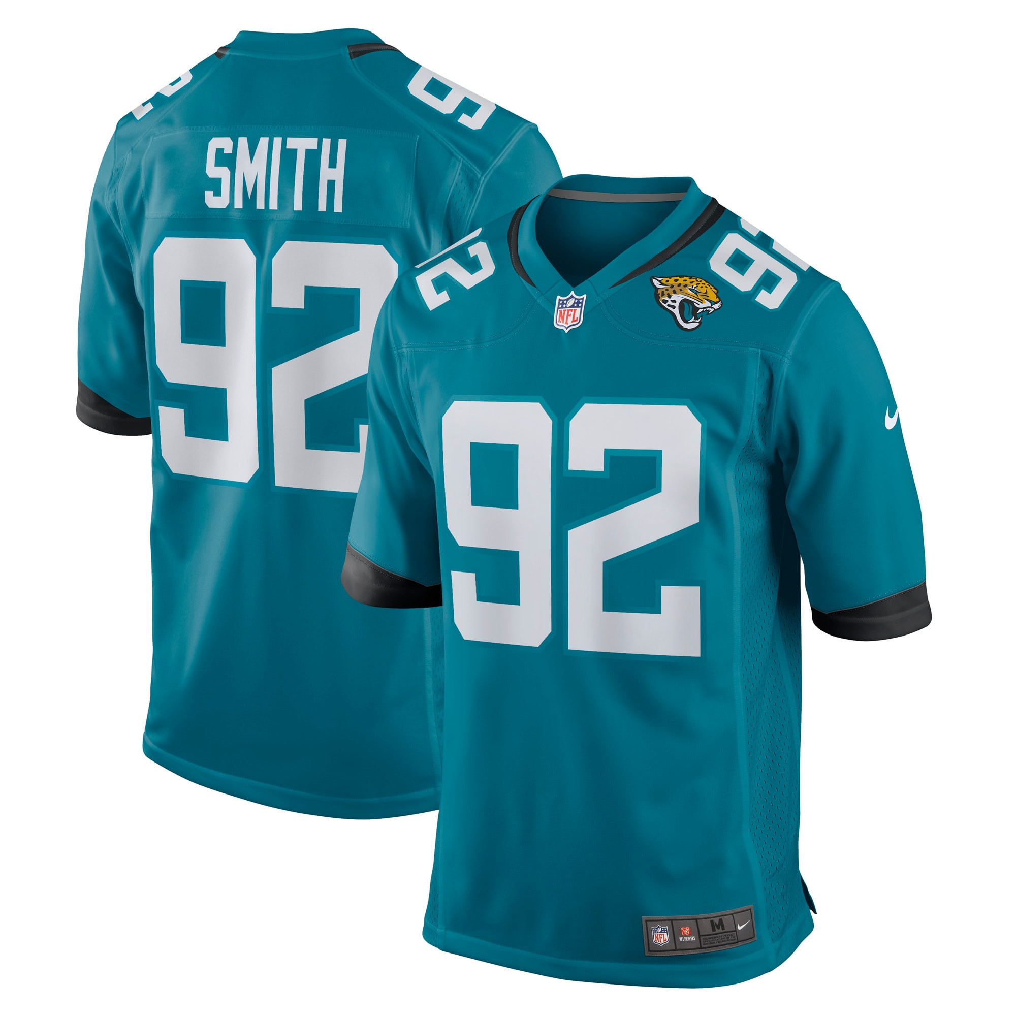 Jordan Smith Jacksonville Jaguars Game Jersey - Teal Nfl