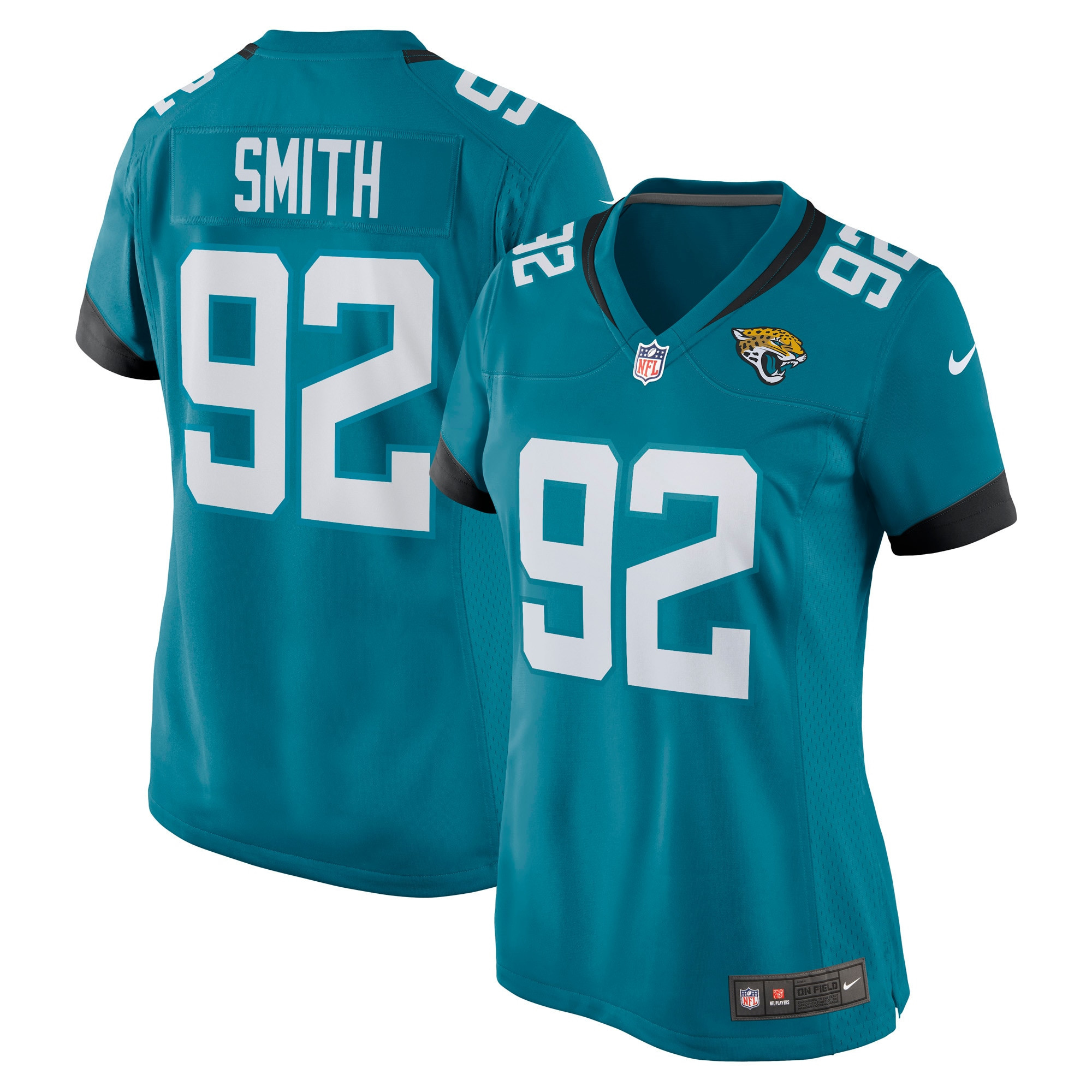 Jordan Smith Jacksonville Jaguars Womens Game Jersey - Teal Nfl