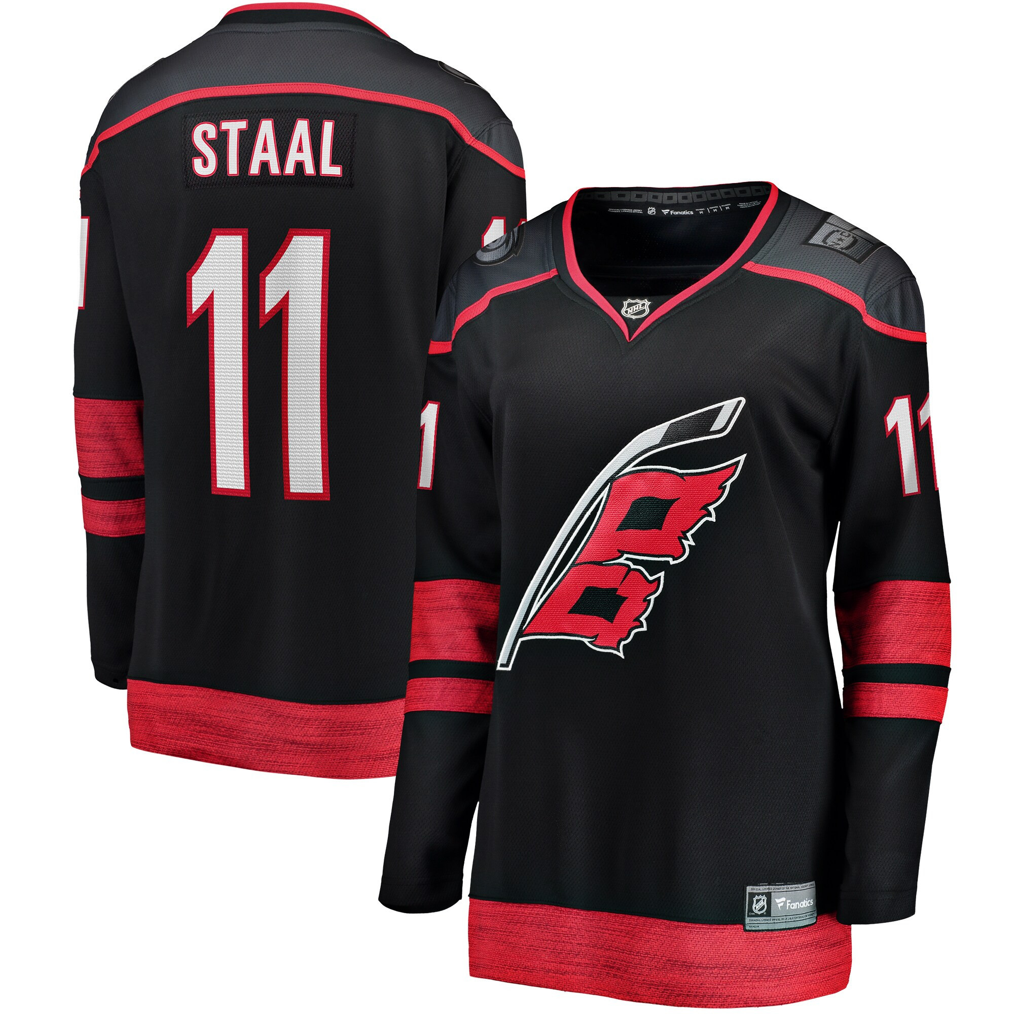 Jordan Staal Carolina Hurricanes Fanatics Branded Womens Breakaway Alternate Player Jersey - Black Nhl