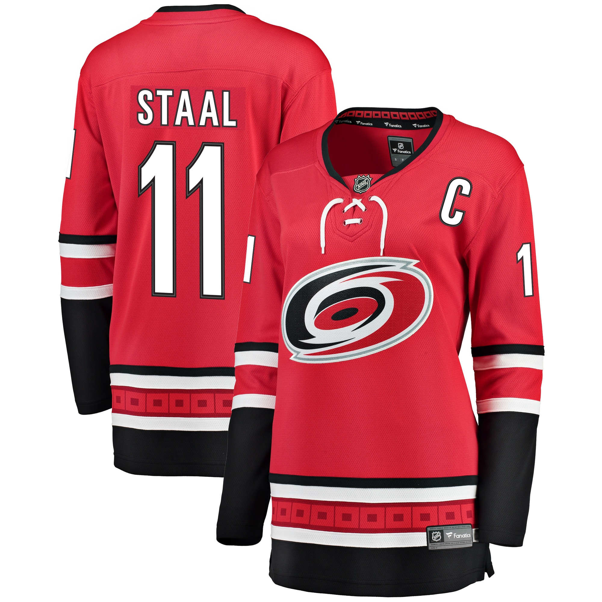 Jordan Staal Carolina Hurricanes Fanatics Branded Womens Home Breakaway Player Jersey Red Nhl