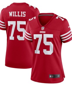 Jordan Willis San Francisco 49ers Women's Team Game Player Jersey - Scarlet