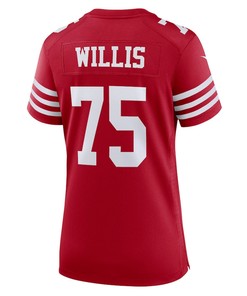 Jordan Willis San Francisco 49ers Women's Team Game Player Jersey - Scarlet