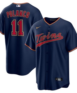 Jorge Polanco Minnesota Twins Alternate Replica Player Name Jersey - Navy Mlb